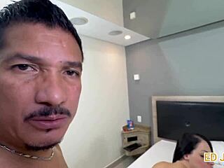 feeling the thrill as husband brings his whore to ride the big black cock