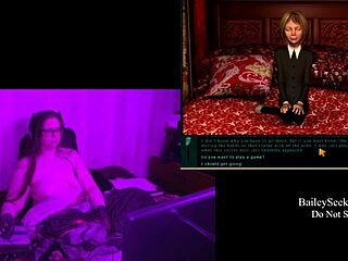 Blackmoor Manor Play Through Part 4 - Naked Brunette Action!