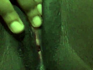 i masturbate my black wet pussy all alone, creampie and anal