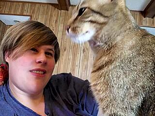 Clara Crisp Prepares for Giantess BBW Fetish Video.