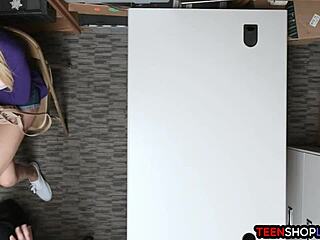 Big Ass Stealing Teen 18+ Caught In Office, Clothes Ripped By Burglar For Submissive Casting