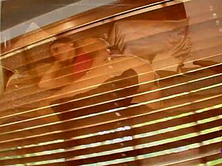 I watch my seductive blonde friend talk dirty as her girlfriend pleasures her