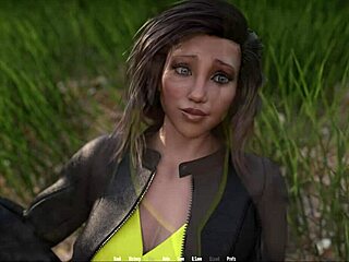 3D visual novel with a curvy girl named Harper