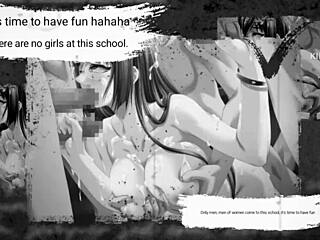 wild hakudak gangbang deepthroat action in anime hentai style 😈💦