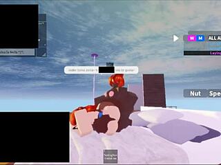 Roblox Slut Spitted by Two Black Futa Monsters?
