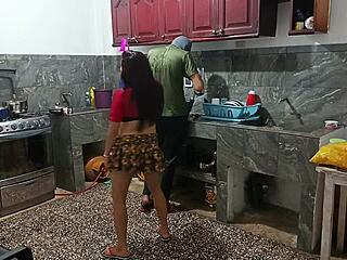 Perverted Neighbor Shows Her Curvy Ass In Uniform While He's There?