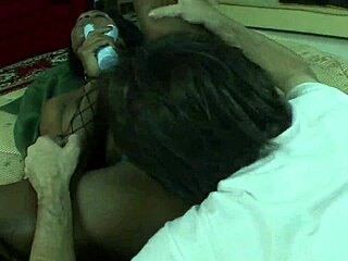 Black chick freaks with white dick! Cunilingus, blowjob, cum on tits!