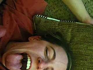 Neighbors wife lets me pound her throat and pussy