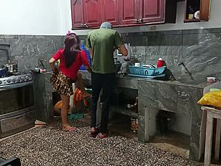 Perverted Neighbor Shows Her Curvy Ass In Uniform While He's There?