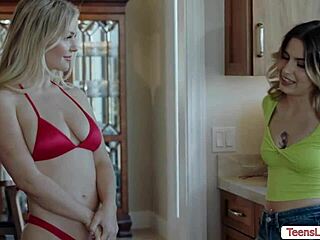 Gorgeous milf facesitted chanel camryn on couch