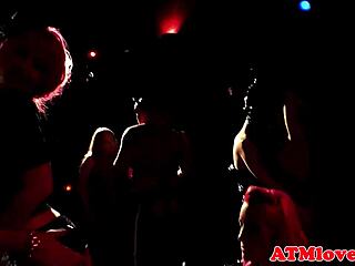 High-heeled lesbians engage in ass licking and fingering sessions