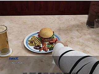 Adult video game with animated sex scenes and commented gameplay