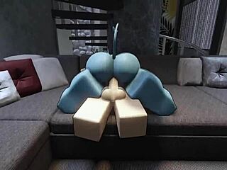 rough roblox sex with a hot demon babe