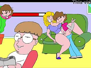 On the Couch, Flashing Erotically!