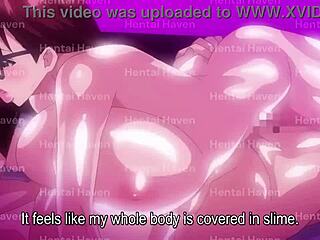 lubed girlfriend's tits licked before intense riding