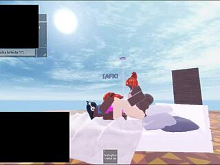 Roblox Slut Spitted by Two Black Futa Monsters?