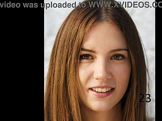 Mistress Kittiwips hogties and humps submissive hubby in French audio