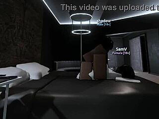 Horny roommate leads to rough dorm fucking with big black cock