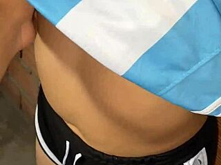 Fucking my cheating Argentine neighbor on the terrace?