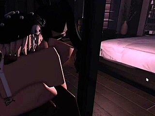 mating season for two bunnys with blowjob, ass, and rough creampie