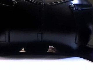 Blonde Jasmine Sinclair In Tight Leather Lesbian Fetish