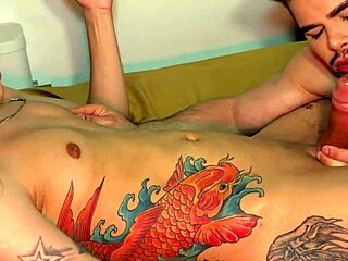 Tiago Gaúcho shows off Brazilian XL cock in wild flip-flop action scene