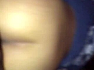 Late night emotional fuck with fat ass woman taking monster cock deep in her pussy