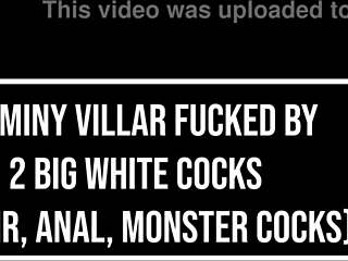 Jasminy Villar Rides Huge White Cocks Anal Deep!