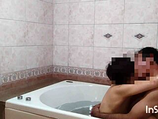 Colleagues Sneak Bath and Bed Action During Break Time