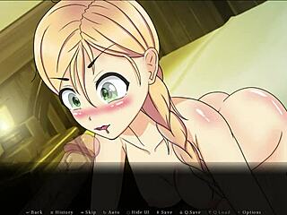 In the game, retired hero enslaves asian girls for hardcore anal and blowjob scenes