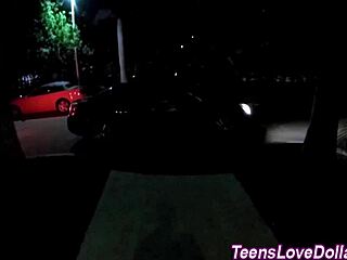 as an amateur teen, i fuck in the car, getting blowjob and cum in mouth publicly