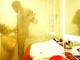 Cheating Wife Enjoys Big Black Cock Shower Fuck.