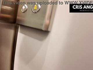 blackout in spain. stuck in elevator, she finally has an encounter with her married neighbor part 02