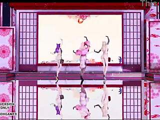 Hot! MMD Tougen Renka Erotic Dance with Ahri Uncensored!