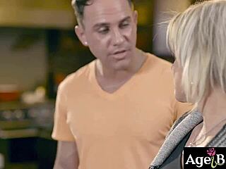 older woman gaggin on young 18+ man meat makin it wet n ready to pound her mature pussy