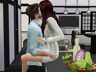 Kitchen Sex Turns Wild in 3D Hentai Scene!