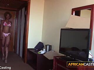 I see tight ebony milf in bikini audition