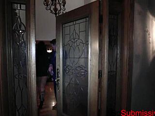 Stella raee in hot bondage scene with old rich men