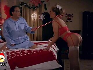 A hot milf gets bent over and fucked in a doggystyle screwbox scene in the grinch xxx parody