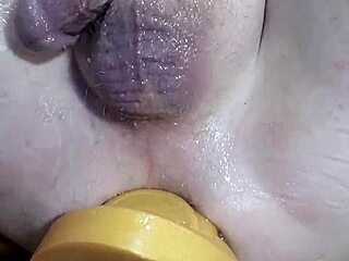 Huge Dildos Stretch My Tight Holes Wide Open