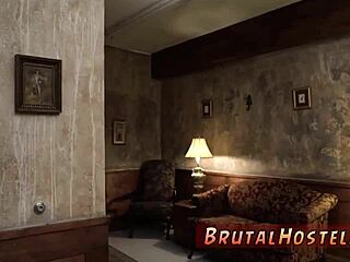 Youthful tourists felicity face hard outdoor bondage gangbang