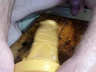 Huge Dildos Stretch My Tight Holes Wide Open