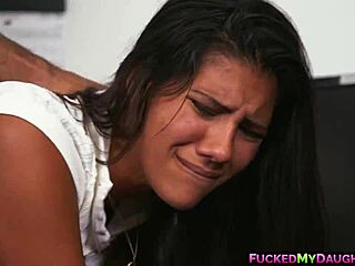 Victoria Valencia receives hardcore office fuck