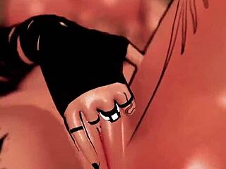 Trans girl intensely rides dildo in vr, cumming hard.