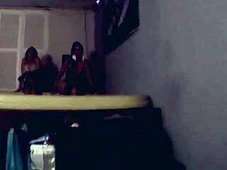 steamy sauna action with big tits and hard cock