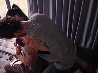 Tied Up Girls Moan During Deepthroat Blowjobs!