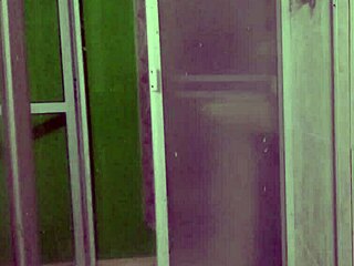 Latina wife cheats on cuckold with black boy in motel bathroom