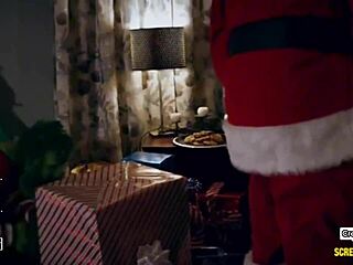 A hot milf gets bent over and fucked in a doggystyle screwbox scene in the grinch xxx parody