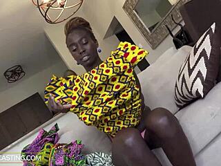 Ebony Slut with Saggy Tits Gives Sloppy Blowjob Then Wild POV Reverse Cowgirl