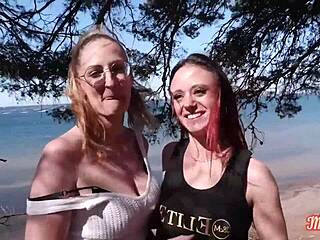 arianna et angelina milfs dodues contre bite